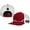 Red, variant on Licensed Wool Snapback Hat Gray/Maroon