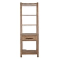 thumbnail image 2 of Benjara Yael Freestanding Pier with Adjustable Shelves, 72 Inch Light Brown, 2 of 6