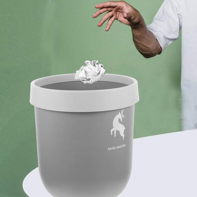 Greenadscape Papelera De Estilo Para Uso En Casa Y Oficina Con Material Duradero