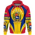 thumbnail image 4 of Sudadera con capucha con estampado 3D de la bandera de Venezuela, sudadera con cremallera para hombres y mujeres, sudadera con capucha de gran tamaño, sudaderas con cremallera para niños, chándales, a, 4 of 5