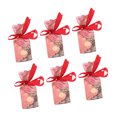 thumbnail image 3 of Candy Boxes Party Favors, Party Favor Boxes Safe Eco Friendly Easy To Assemble Paper Material Floral Pattern 50 Set  For Birthday Parties Red HM2251303, 3 of 8