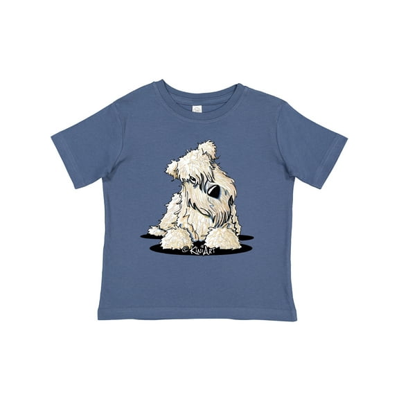Inktastic Curious Wheaten Terrier Boys or Girls Toddler T-Shirt