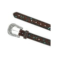 thumbnail image 2 of Ariat® Childrens Brown  Turquoise With Floral Overlay Belt A1304027, 2 of 2