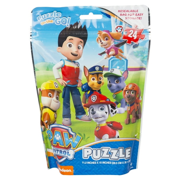 paw patrol 4 pack puzzle set