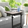 thumbnail image 2 of J&V TEXTILES Adjustable Overbed Bedside Table with Wheels Hospital and Home Medical Use, 2 of 6