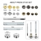 thumbnail image 5 of Kit completo de 46 herramientas para costura y trabajo en cuero - Incluye hilo encerado, dedales, tijeras, lijas y accesorios premium para artesanías en piel. ¡Perfecto para proyectos DIY!, 5 of 7