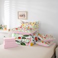thumbnail image 6 of Feelyou Mandala Flower Print Bedding Comforter Set 7pcs, Vintage Western Floral King Bedding Sets, Teens Women Girls Reversible Bed Sheets, Microfiber Bedroom Decor, 6 of 8
