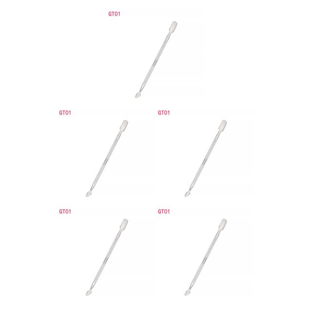 Seitruly Nail Cuticle Pusher Double End Nail Polish Remover Tool Kit Stainless Steel Manicure Trimmer, GT01 Type2 NO2 Seitruly CBP154325