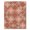 Orange, Pattern 2, variant on ODIKA 2x3 Machine Washable Non-Slip Area Rug, Macrame Rose High Traffic Rug, Beige, 1002456