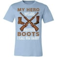 thumbnail image 3 of Dad My Hero Wears a Hunting Boot Hunter T-Shirt, 3 of 4