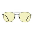 thumbnail image 3 of Aray Matte Gunmetal Night Driving Glasses - Yellow Lens, 3 of 4