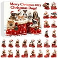 thumbnail image 2 of 2025 Advent Calendar Set Featuring 24 Double-Sided Flat Boots With Realistic Printed Designs For Festive Holiday Countdown, 2 of 6