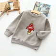 thumbnail image 3 of Generic 2024 New Classic Sweatshirts for Children's Kids Childr Toddler Boys Girls Cute Cartoon Embroidery Long Sleeve Thick Pullover Autumn Sweatshirt Tops Clothes Outfits(6-7 Years,B), 3 of 3