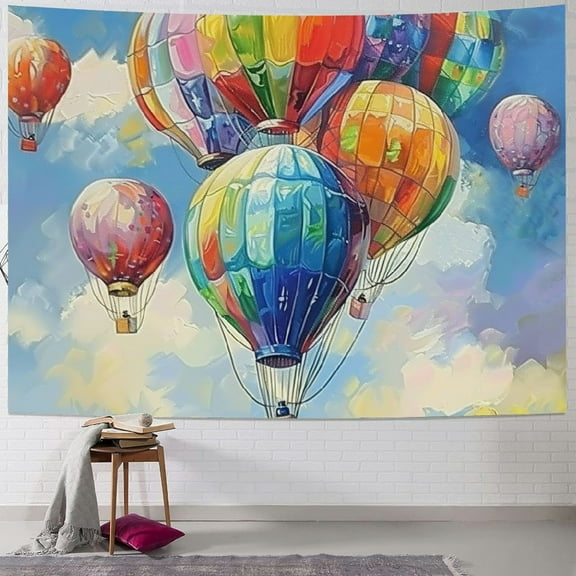 Autua Balloons Tapestry Wall Hanging Unique Style for Home Decor - Lightweight Fabric with Vivid Colors - Available in Multiple Sizes 40x30inch