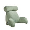 thumbnail image 5 of Cinturón de terciopelo de cristal Almohada redonda Sofá Respaldo Sala de estar Oficina Cama Cojín de cintura Almohada extraíble y lavable con reposabrazos Almohada elevada, 5 of 5