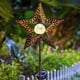 thumbnail image 3 of Estacas solares, decorativas, impermeables, luces de metal con forma de globo de vidrio agrietado para decoraciones de jardín al aire libre, luces LED blancas cálidas alimentadas por energía solar,, 3 of 5