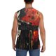 thumbnail image 4 of Balery Abstract Skull Guitar Art Camisetas sin mangas para hombre, absorbe la humedad y protege contra el mal olor.-XX-Large, 4 of 7