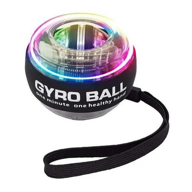 Balle Gyroscopique - Vvikizy - Portable Noire - Légère - Mise en Forme - Réadaptation