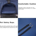 thumbnail image 3 of SKISOPGO Dog Stroller Pet Stroller Foldable Cat Stroller for Travel 4 Wheels Puppy Stroller, 3 of 11