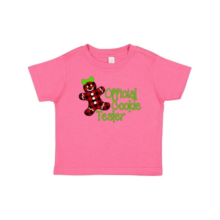 

Inktastic Official Cookie Tester Red Plaid Gingerbread Girl with Bow Gift Baby Boy or Baby Girl T-Shirt