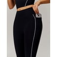 thumbnail image 5 of PISONIC Womens Workout Sets Two Piece Spaghetti Straps Tank Top Matching High Waist Leggings Gym Work Out Outfits with Pockets, 5 of 9