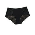 thumbnail image 2 of YueHuiYing Women's Underwear Comfortable and Sensual Lingerie Seamless Ice Silk Panties Colorful Lace Bikini Briefs, 2 of 3
