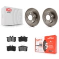 thumbnail image 1 of Transit Auto Rear Disc Brake Rotors and Semi-Metallic Pads Kit for Car Audi A4 Quattro with 245mm Diameter Rotor K8S-101710, 1 of 11