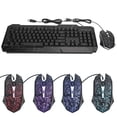 thumbnail image 3 of Juego de Teclado y Ratón con Cable ANGGREK Iluminados con Personajes Agrietados, 3 of 8
