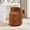 Caramel, variant on Teddy Fleece Vanity Stool with Backrest and Cozy Pillow, 360°Swivel Makeup Vanity Chair with Hidden Storage for Bedroom,Dressing, Living Room, Pink