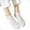 White, variant on FAWUUDO Women's Mesh Ankle Socks Sheer Breathable Low Cut Socks Lightweight Casual Socks for Everyday