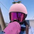 thumbnail image 7 of Jiibva Ski Helmet Cover, Pink Knitted Snowboard Helmet Cover Helmet Accessories for All Ages Winter Snow Sports, 7 of 7