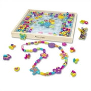 Melissa & Doug Created by Me! Bead Bouquet Deluxe Wooden Bead Set With 220+ Beads for Jewelry-Making