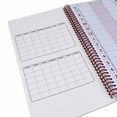thumbnail image 6 of Portage 6 Column Appointment Book - Large 12.75" x 13.5" Daily & Hourly Planner - Spiral Notebook Organizer for Scheduling Appointments, 6 of 8