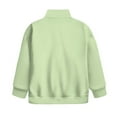 thumbnail image 5 of Uourmeti Strawberry Funny Frog Zipper Sweatshirts for Girls Kids Half Zip Pullover Sweatshirts Fall Winter Long Sleeve Comfy Casual Loose Top Size 13-14, 5 of 7
