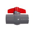 thumbnail image 1 of PVC Ball Valve Water Supply Pipe Sliding adhesive socket 20 25 32 40 50mm, 1 of 4
