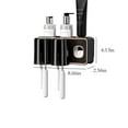 thumbnail image 3 of OAVQHLG3B Toothbrush Holders For Bathrooms, Toothbrush Holder Wall Mounted With Toothpaste Dispenser，With Toothbrush Cup,Tray Bathroom Toothbrush Toothpaste Dispenser, 3 of 7