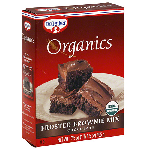 Dr. Oetker Bakery Organics Chocolate Frosted Brownie Mix, 16.5 oz