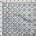 thumbnail image 4 of oneOone Cotton Cambric White Fabric Asian Ornament Floral Tile Sewing Craft Projects Fabric Prints By Yard 56 Inch Wide, 4 of 4