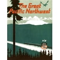 thumbnail image 2 of Vintage Apple Collection 25x32 Black Ornate Wood Framed with Double Matting Museum Art Print Titled - Pacific Northwest, 2 of 4