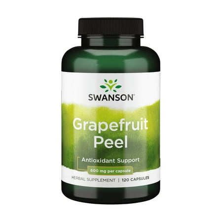 Swanson Full-Spectrum Grapefruit Peel 600 mg 120 Capsules
