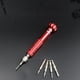 thumbnail image 3 of Herramientas multifunción para abrir teléfonos, destornillador electrónico de precisión portátil, 5 unidades rojo, 3 of 8