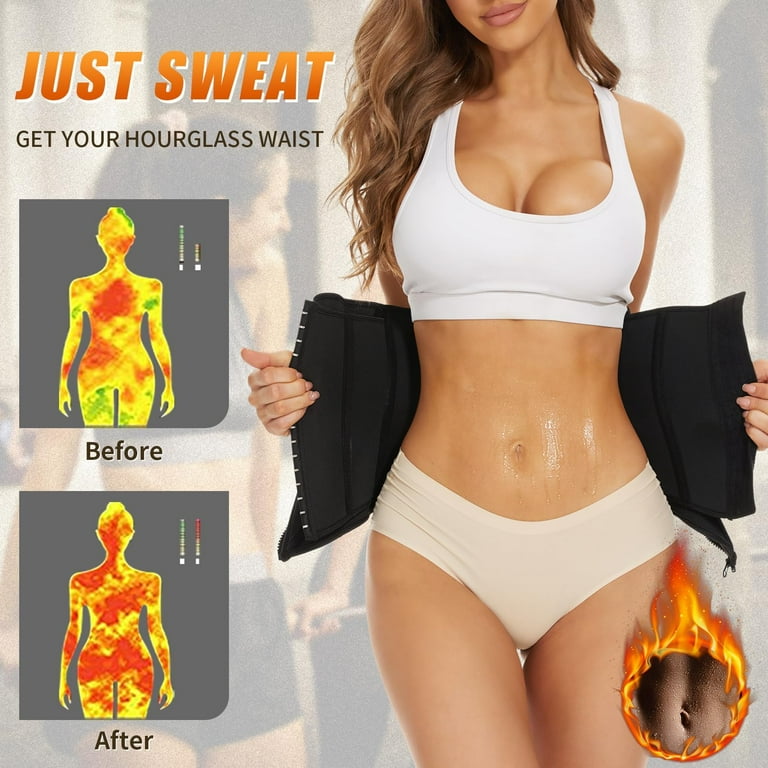 SIMIYA Waist Trainer for Women Under Clothes Postpartum Belly Band C Section Belly Binder Wrap Abdominal Binder Post Surgery Girdle Tummy Tuck Postpartum Essentials Waist Trainer Black Walmart