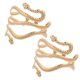 thumbnail image 1 of Brazalete abierto de serpiente para mujer y niña, brazalete con banda para el brazo superior, 2 uds., 1 of 4