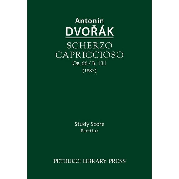 Scherzo capriccioso, Op.66 / B.131: Study score (Paperback)