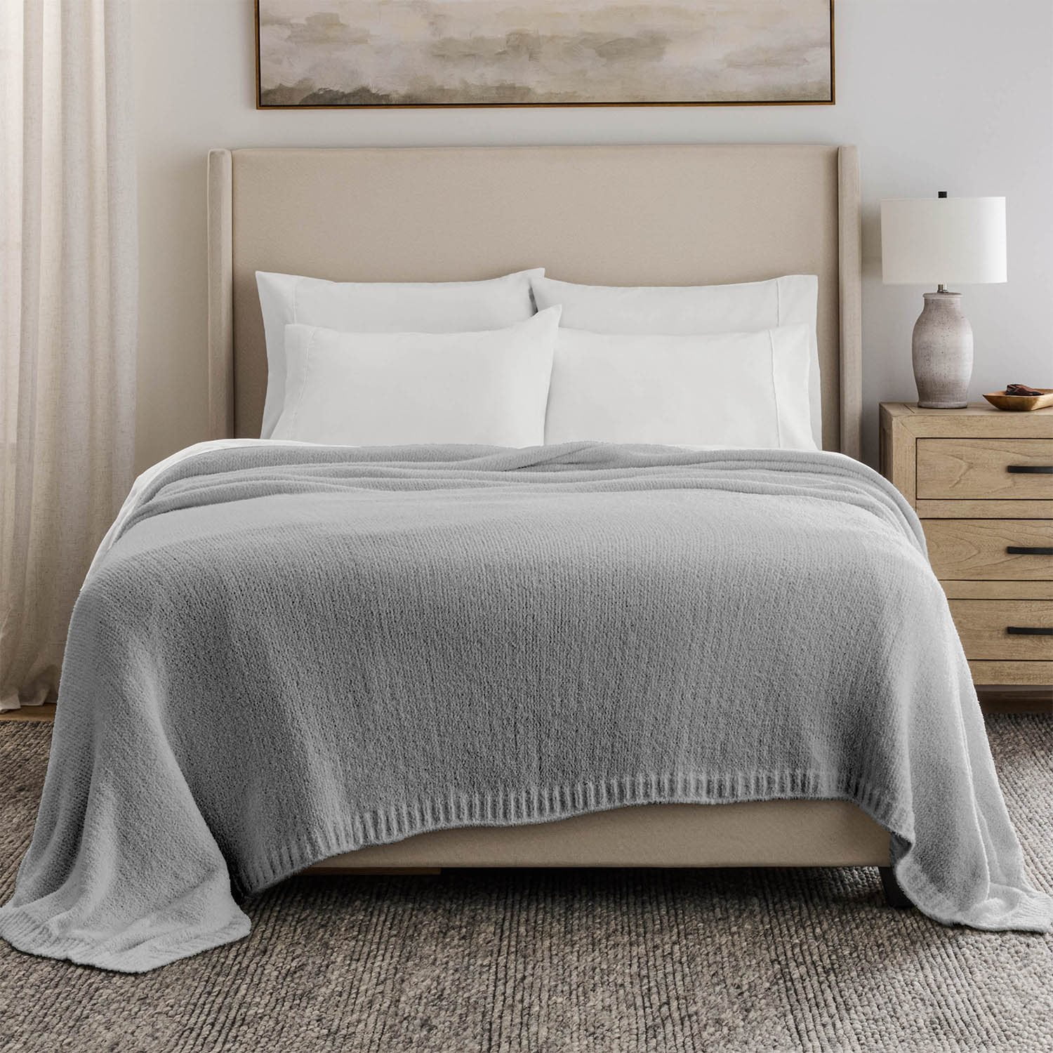 Member's Mark Solid Cozy Knit Blanket, 106
