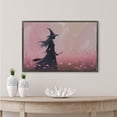 thumbnail image 3 of JFHCQJPK Witch in the Forest Halloween Print Wall Art Poster Witch Decor Vintage Print Dark College Wall Art Victorian Gothic Room Decor Canvas Wall Print8x12in Metal blackFramed, 3 of 8