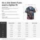 thumbnail image 5 of Fotbe Rainbow Astronaut Space Landscape Camisa Estampada de Manga Corta para Hombre, Casual de Verano, Estilo Playero, Sin Arrugas-4X-Large, 5 of 5