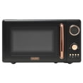 thumbnail image 1 of Haden Four à Micro-Ondes 700 Watts 0.7 Pied Cube avec Commandes Numériques, Noir/cuivre, 1 of 9
