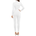 thumbnail image 6 of YONGHS Women Long Jumpsuit Gym Yoga Fitness Workout Bodysuit S-XL A White XL, 6 of 6