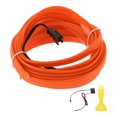thumbnail image 1 of Cuerda de luz LED EL de 5m Unique Bargains, tira de luz brillante para iluminación interior de automóviles, luz neón flexible para decoración de automóviles, controlador de cableado (12v) Naranja, 1 of 1